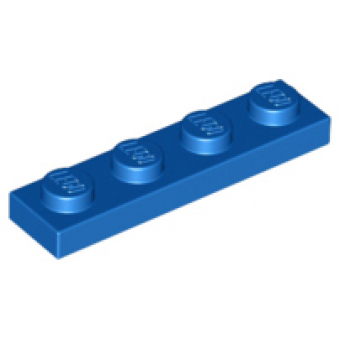 Plaat 1x4 Blue